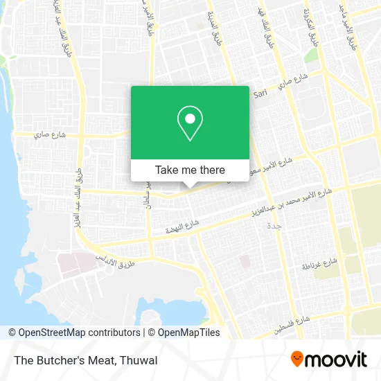 The Butcher's Meat map