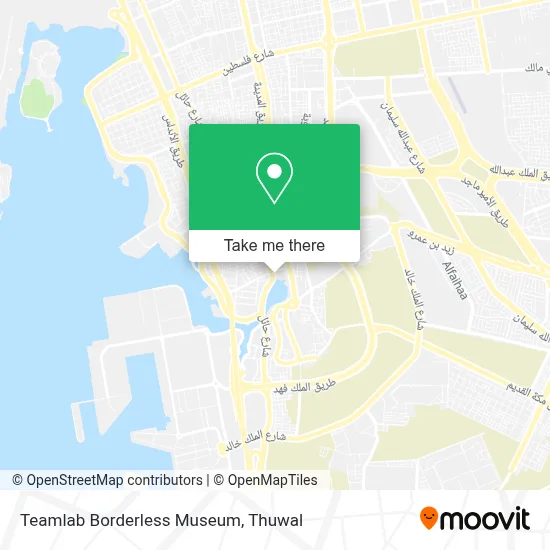 Teamlab Borderless Museum map