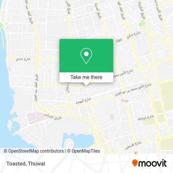 Toasted map
