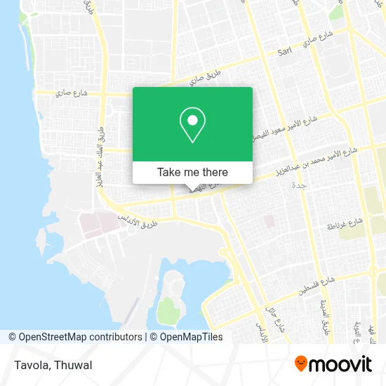 Tavola map