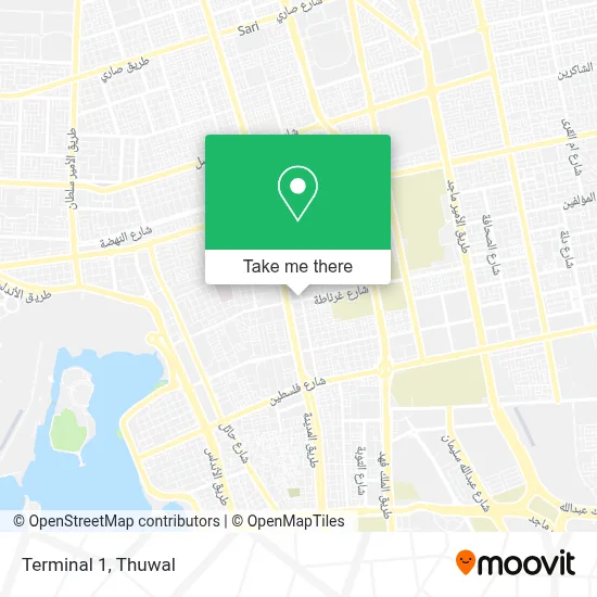 Terminal 1 map