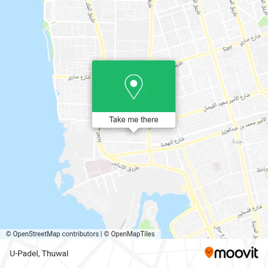 U-Padel map