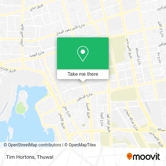 Tim Hortons map