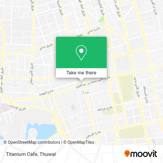 Titanium Cafe map