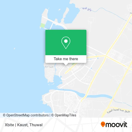 Xbite | Kaust map
