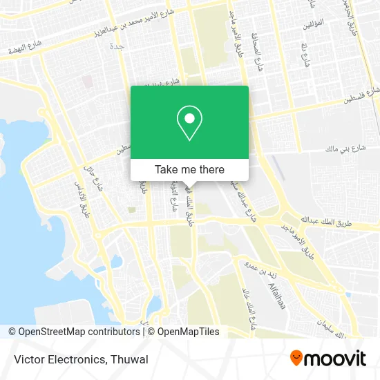 Victor Electronics map