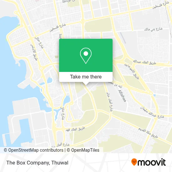 The Box Company map