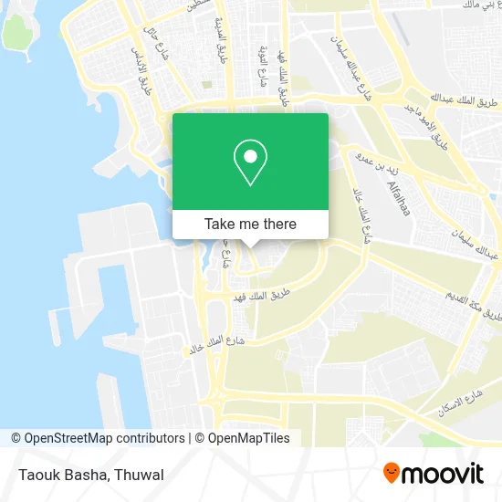 Taouk Basha map