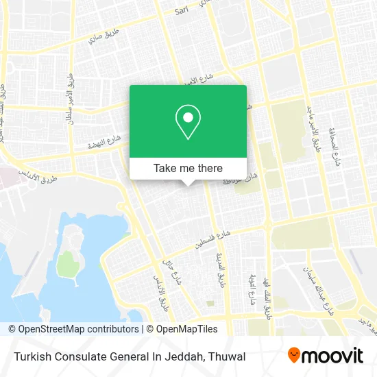 Turkish Consulate General In Jeddah map