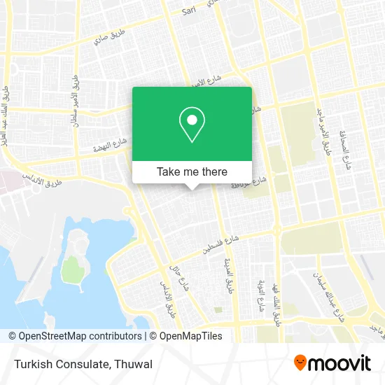 Turkish Consulate map