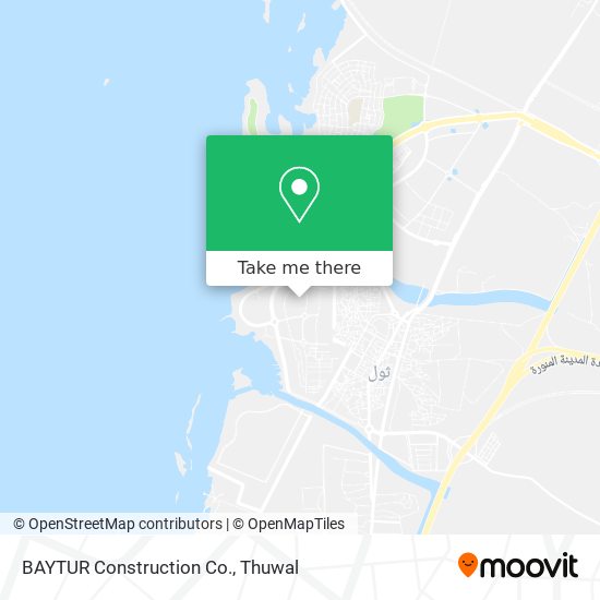 BAYTUR Construction Co. map