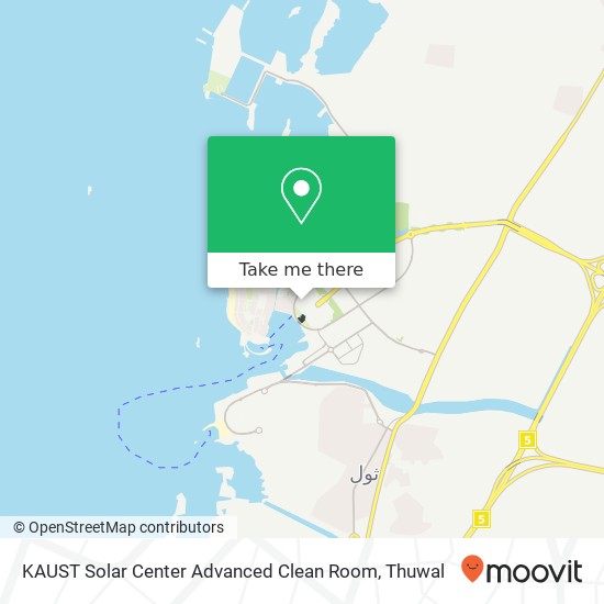 KAUST Solar Center Advanced Clean Room map