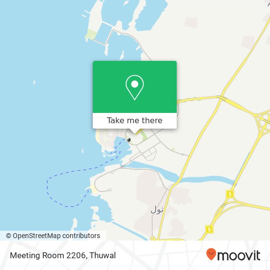Meeting Room 2206 map