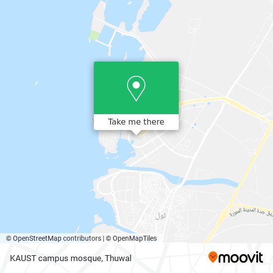 KAUST campus mosque map