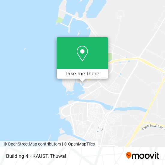 Building 4 - KAUST map