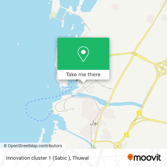 Innovation cluster 1 (Sabic ) map