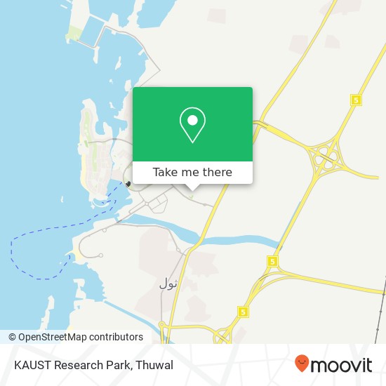 KAUST Research Park map