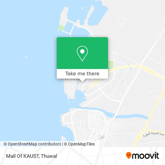 Mall Of KAUST map