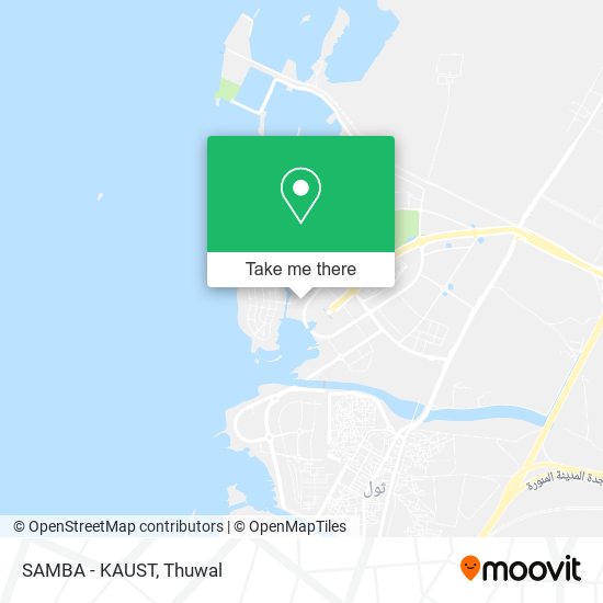 SAMBA - KAUST map