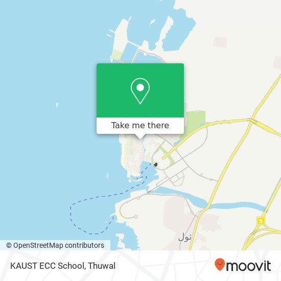KAUST ECC School map