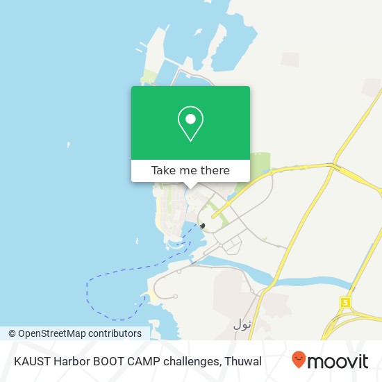 KAUST Harbor BOOT CAMP challenges map