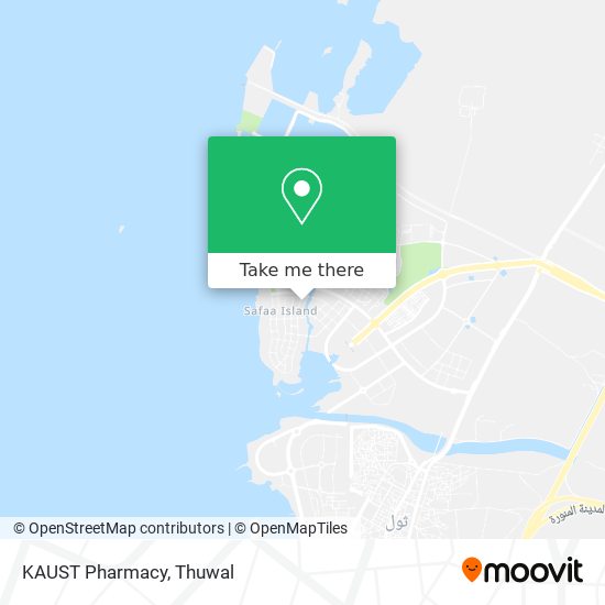 KAUST Pharmacy map