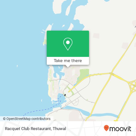 Racquet Club Restaurant map