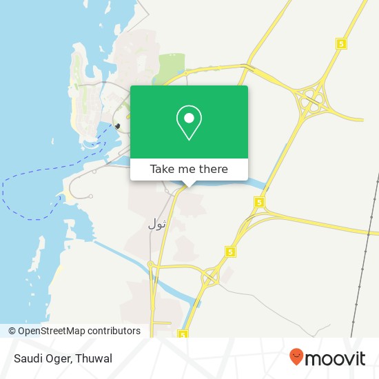 Saudi Oger map