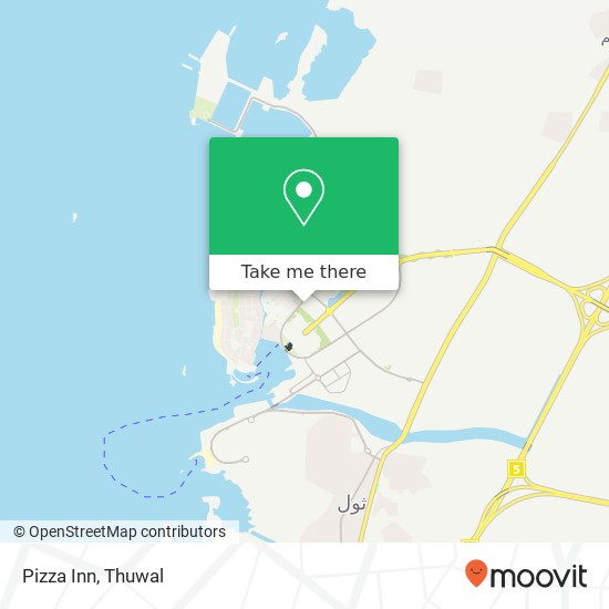 Pizza Inn map