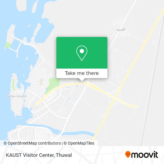 KAUST Visitor Center map