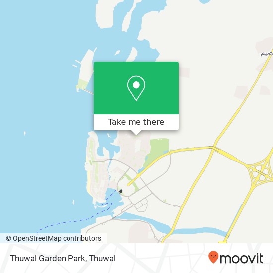 Thuwal Garden Park map