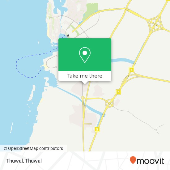 Thuwal map