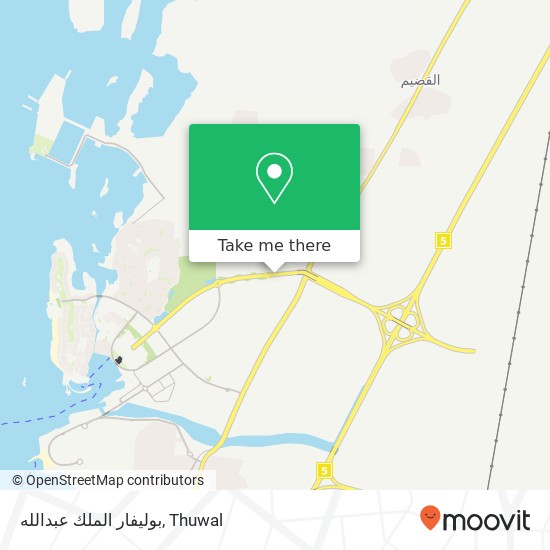 بوليفار الملك عبدالله map