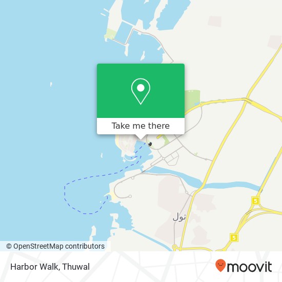 Harbor Walk map
