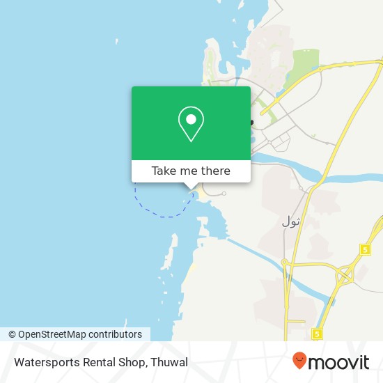 Watersports Rental Shop map