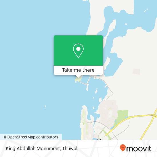 King Abdullah Monument map