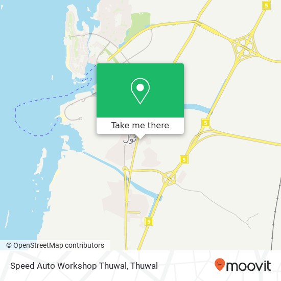 Speed Auto Workshop Thuwal map