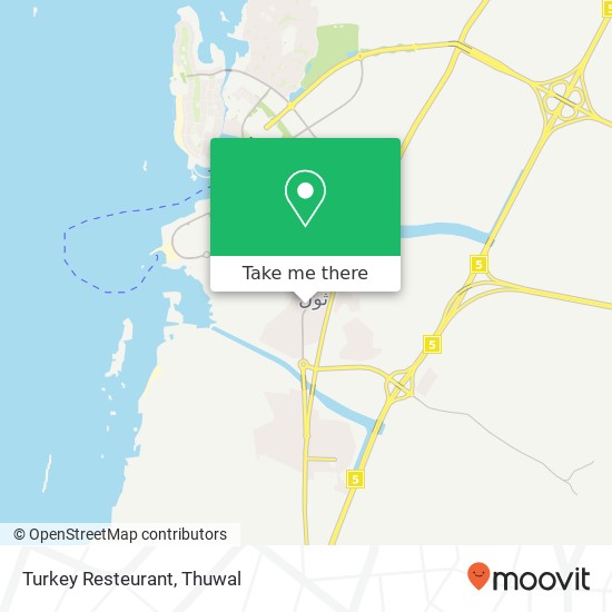 Turkey Resteurant map