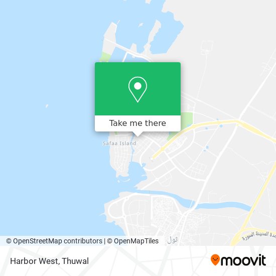 Harbor West map
