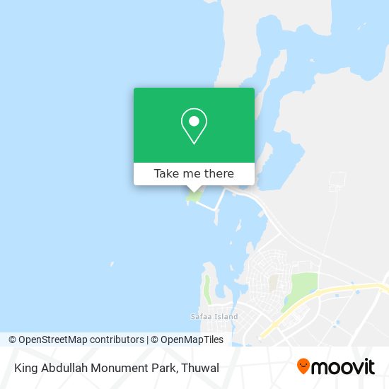 King Abdullah Monument Park map