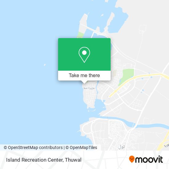 Island Recreation Center map