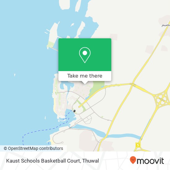 Kaust Schools Basketball Court map