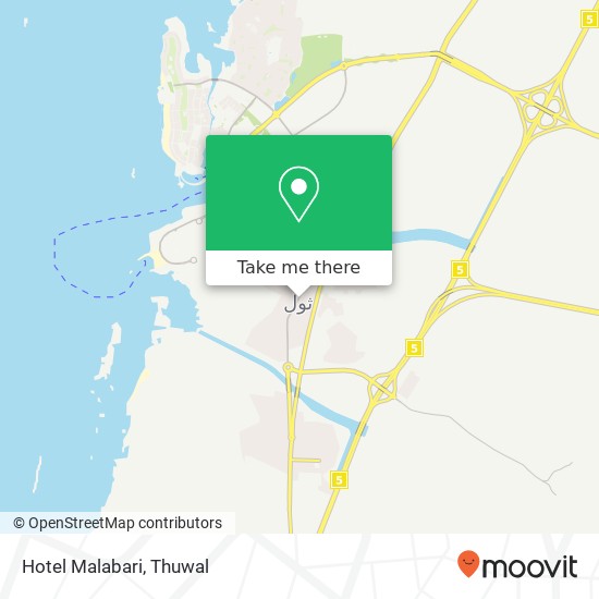 Hotel Malabari map