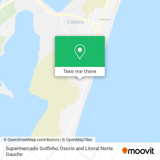 Supermercado Golfinho map