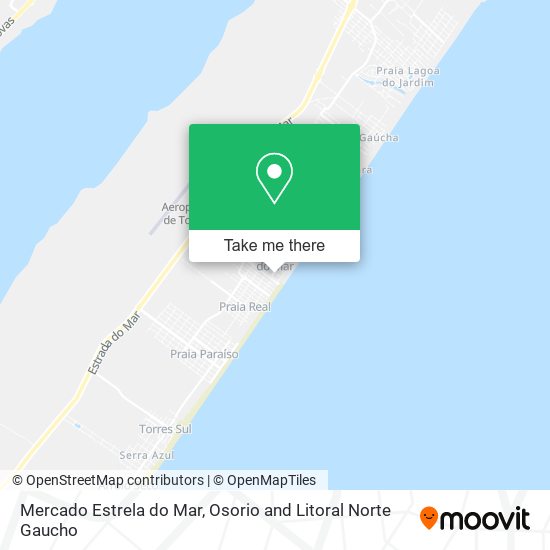 Mercado Estrela do Mar map