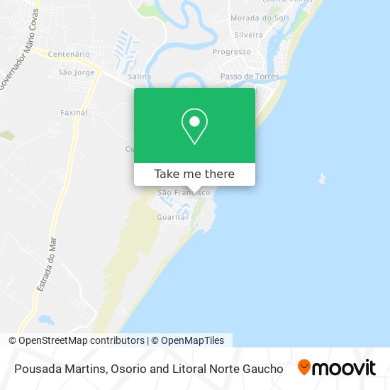 Pousada Martins map