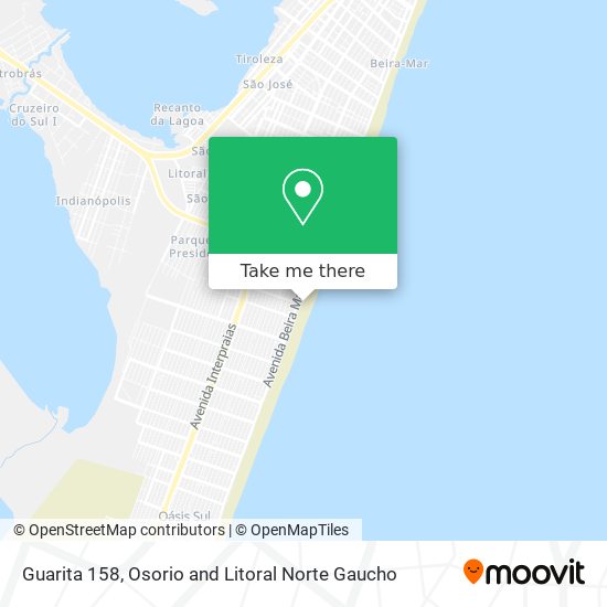 Guarita 158 map