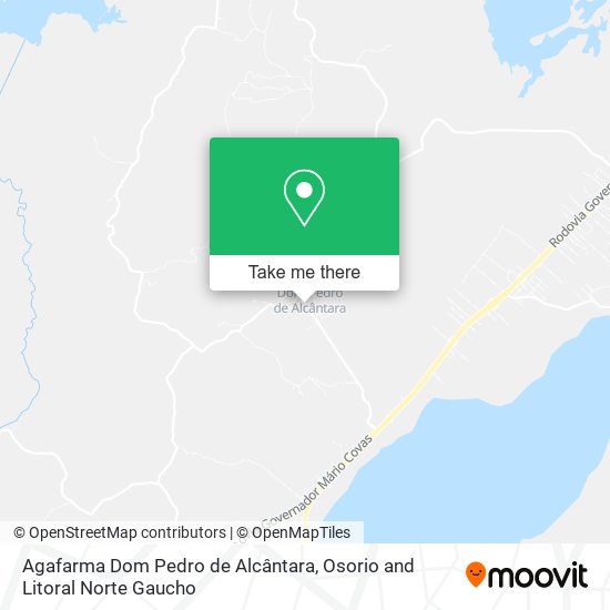 Agafarma Dom Pedro de Alcântara map