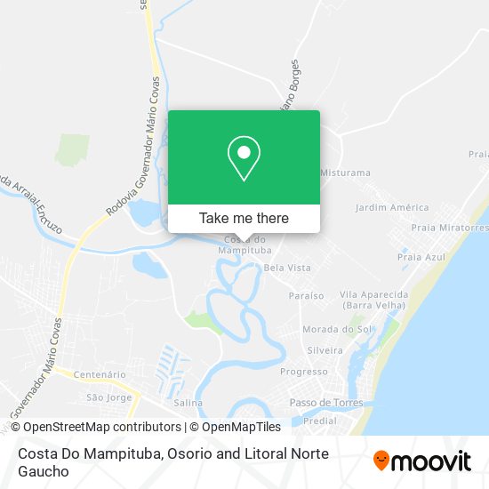 Costa Do Mampituba map