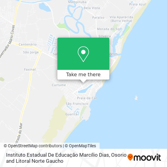 Instituto Estadual De Educação Marcílio Dias map